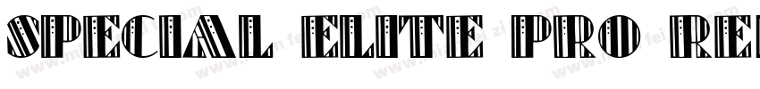 Special Elite Pro Re字体转换